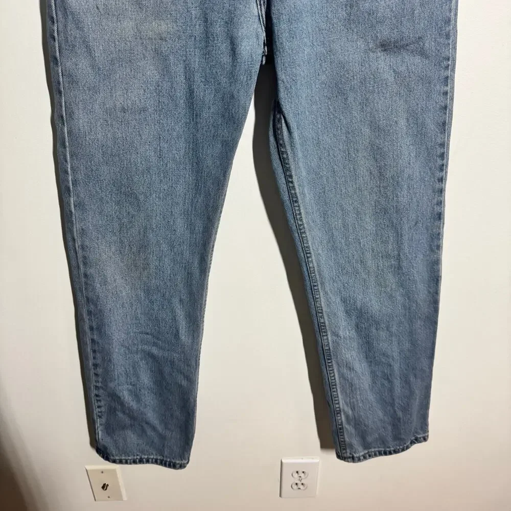 Levi's 505 Regular Fit Straight Vintage Jean Men 33x30 Blue Light Wash Cotton